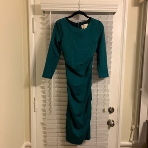 Nicole Miller Artelier ruched dress. EUC, size M